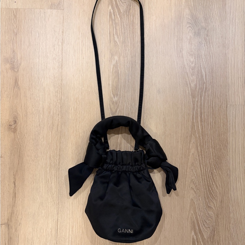 Ganni Elegant Black Mini Bag